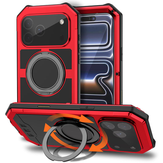 Ultramarine Technology 360° Ring Stand Armor Phone Case with Strong Magnetic Lock