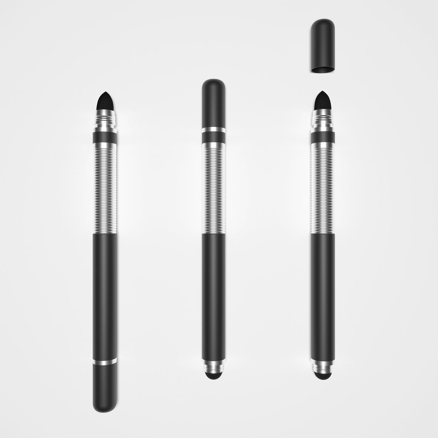 Ultramarine Technology Metal Grip 2-in-1 Capacitive Stylus Pen iPad Android Samsung Detachable Hat