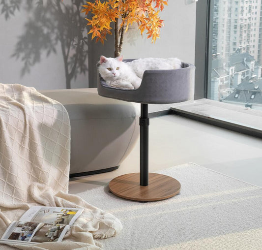 floor-suction-cup-wooden-stand-cat-bed-adjustable-detachable-washable_1