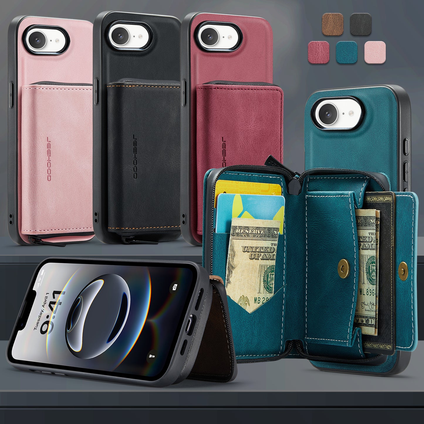 jeehood-magnetic-zipper-card-holder-iphone-16e-case_7