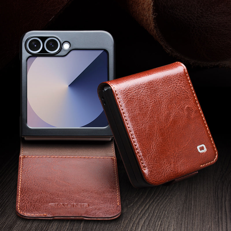 qialion-buckle-genuine-leather-galaxy-z-flip6-case-wallet-stand_6