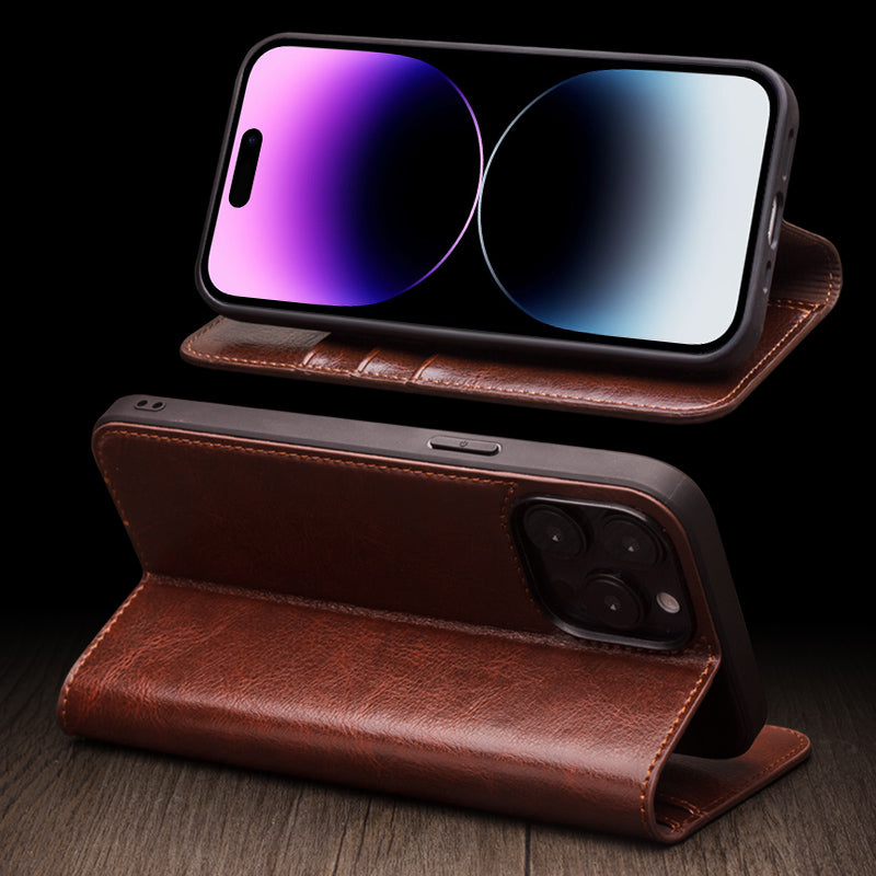 qialion-magnetic-genuine-leather-iphone-14-pro-case-wallet-stand_1