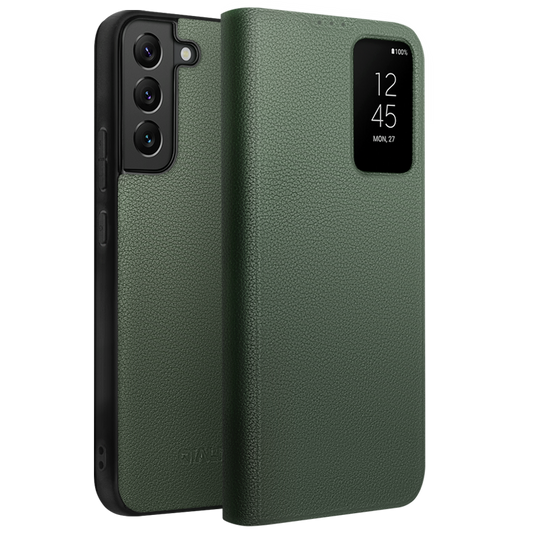 qialion-smart-visible-genuine-leather-galaxy-s22-case-slim_1
