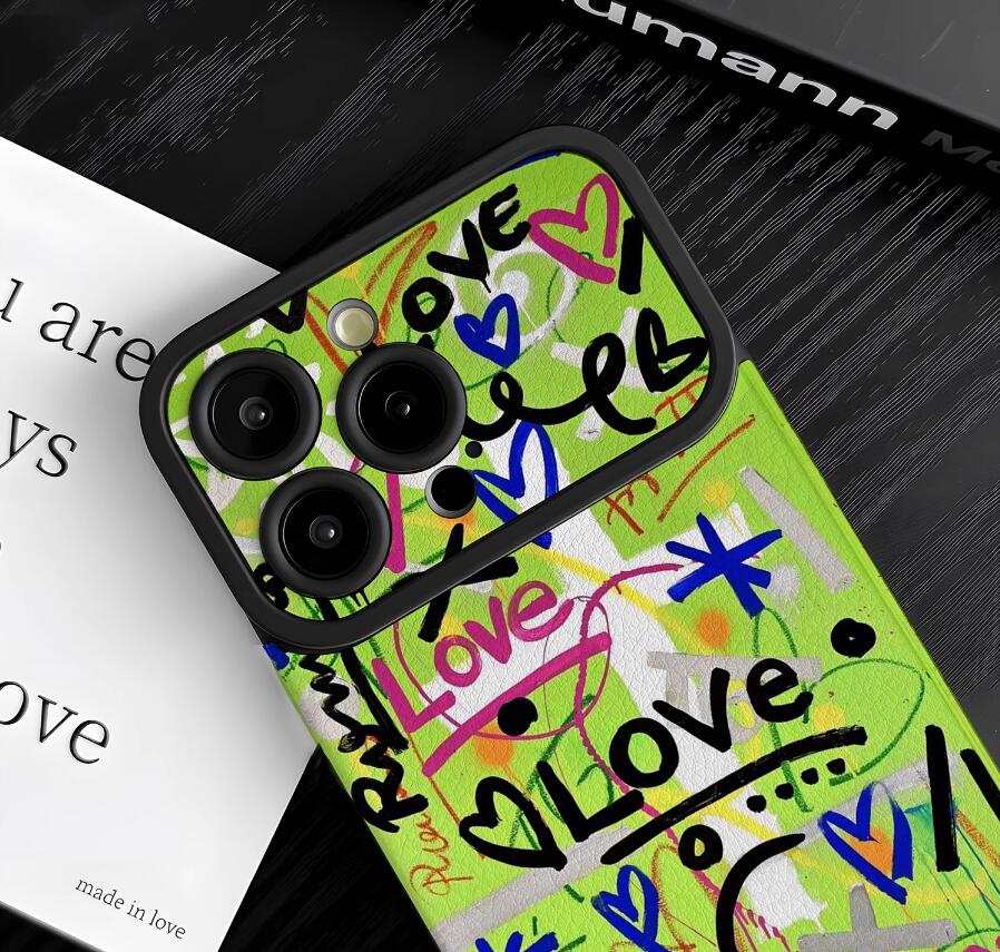 sheepskin-love-word-green-painting-iphone-case-creative_8