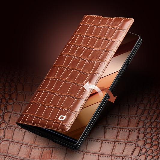ultramarinetech-qialion-deluxe-mens-flip-crocodile-leather-galaxy-z-fold7-phone-case-4