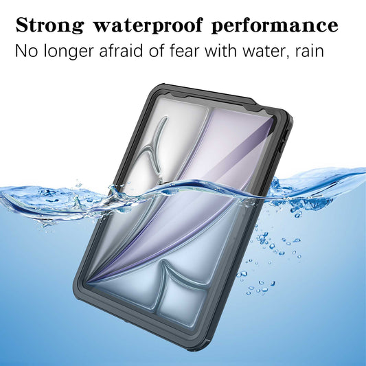 ultramarnetech-for-shellbox-burst-slim-clear-waterproof-ipad-air-6-11-inch-tablet-case-2