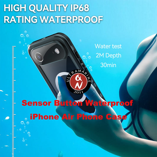 Motion Capture iPhone Air Waterproof Case: Military Drop & 40% OFF