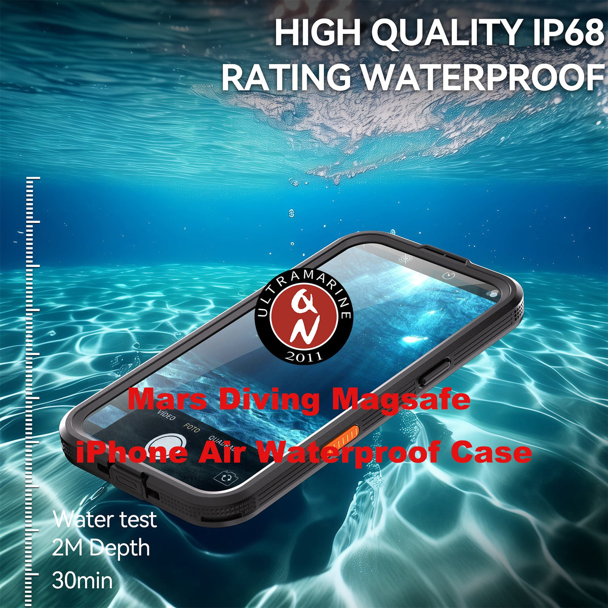 Must-Have Waterproof iPhone Air Case: Mars Review Diving, Swimming,