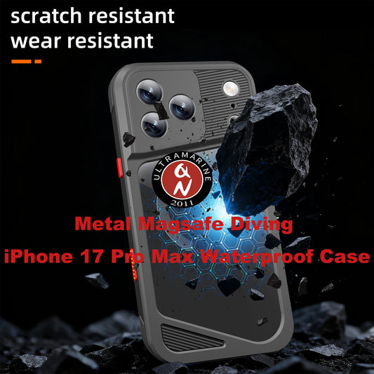 IP68 Waterproof & MIL-STD Metal MagSafe Phone Case iPhone 17 Pro Max