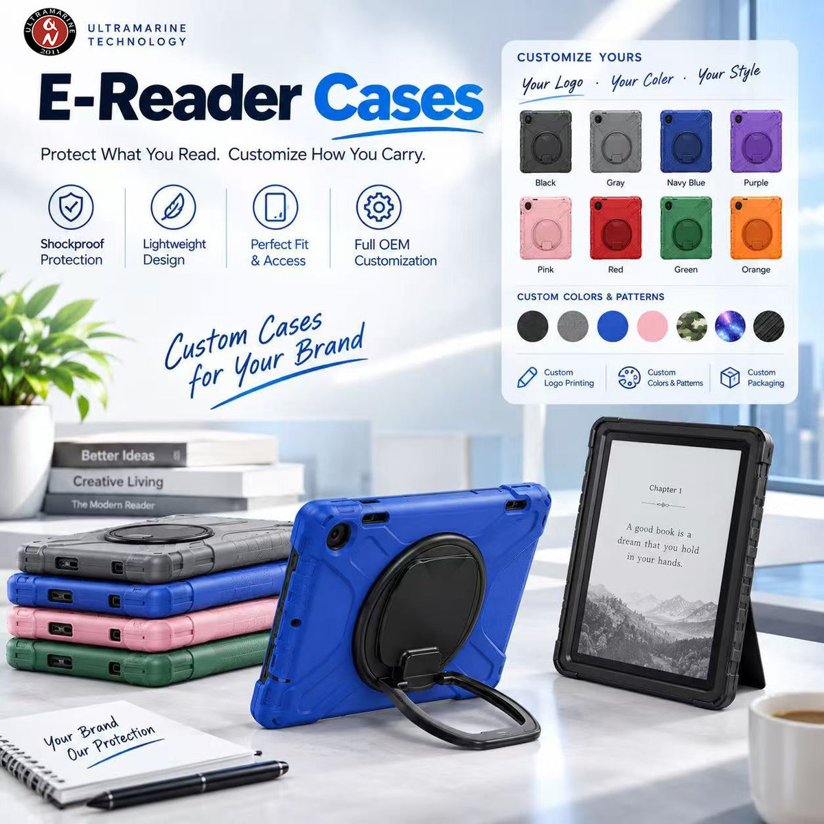 Ultramarine Technnology E-Reader Cases