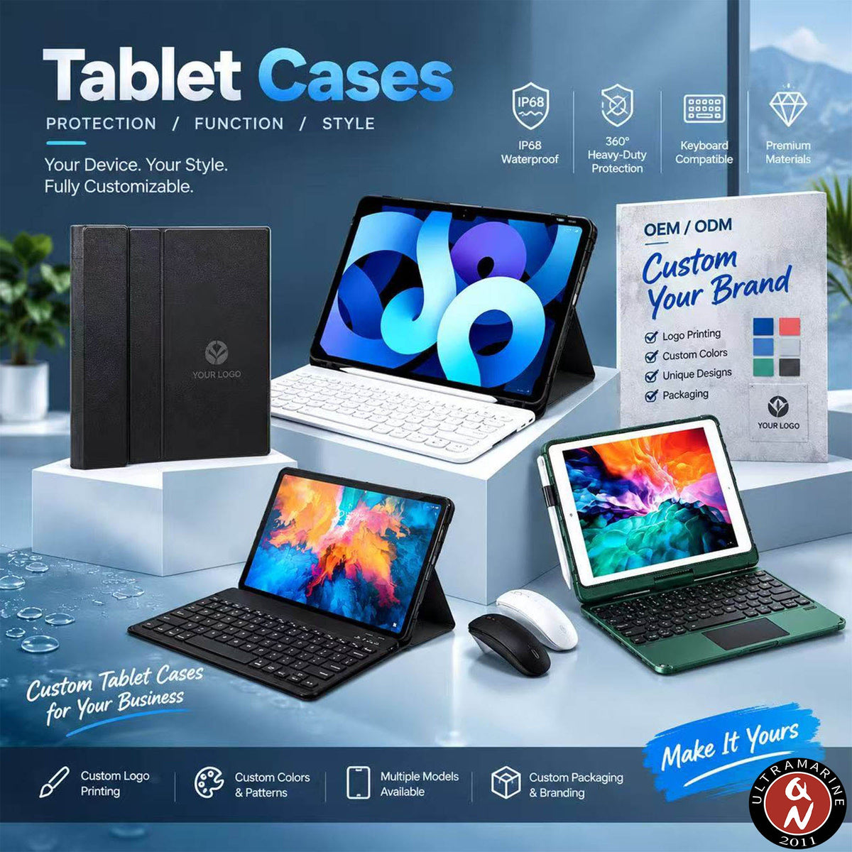 Ultramarine Technoloyg Tablet Cases