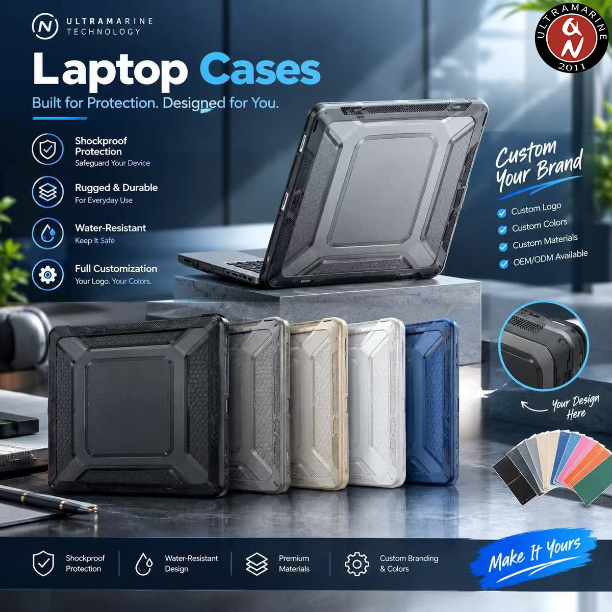 Ultramarine technology Laptop Cases
