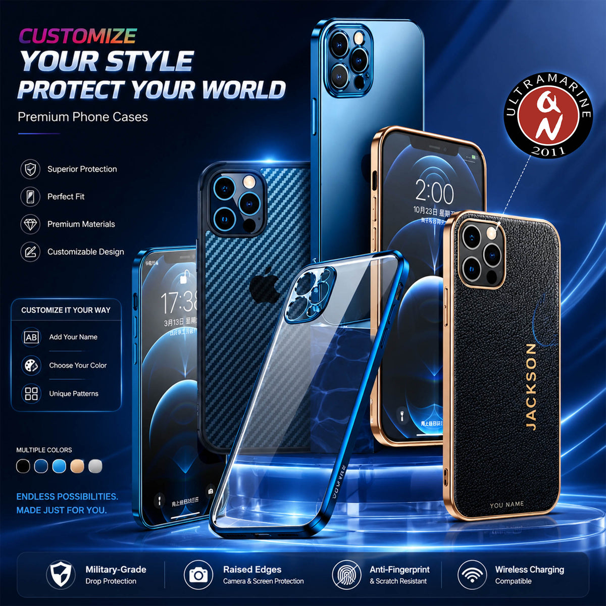 Ultramarine Technology Phone Case-ultramarinetechnology.com