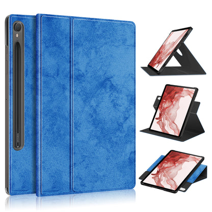 Rotating Stand Voltage Samsung Galaxy Tab S9 FE Case Leather