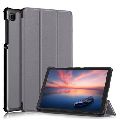 Tri-fold Caster Leather Samsung Galaxy Tab A7 Lite Case Slim