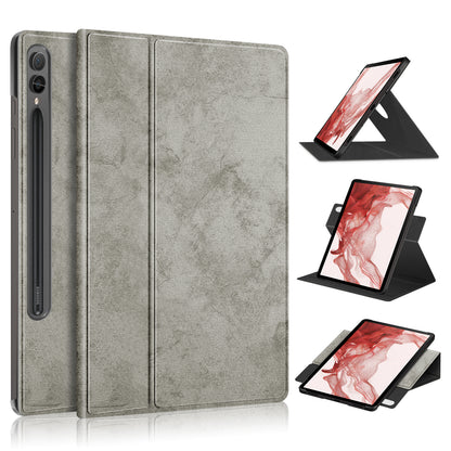 Rotating Stand Voltage Samsung Galaxy Tab S9 FE+ Case Leather