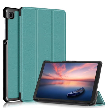 Tri-fold Caster Leather Samsung Galaxy Tab A7 Lite Case Slim