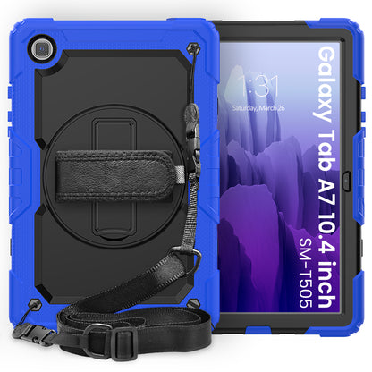 Tough Strap Built-in Screen Protector Galaxy Tab A7 Case Multi-functional