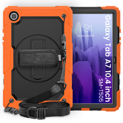 Tough Strap Built-in Screen Protector Galaxy Tab A7 Case Multi-functional