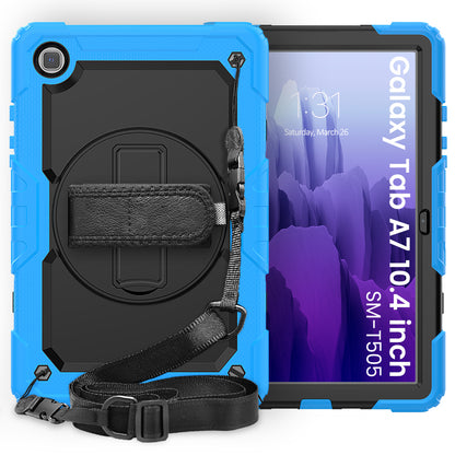 Tough Strap Built-in Screen Protector Galaxy Tab A7 Case Multi-functional