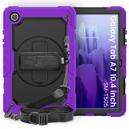 Tough Strap Built-in Screen Protector Galaxy Tab A7 Case Multi-functional