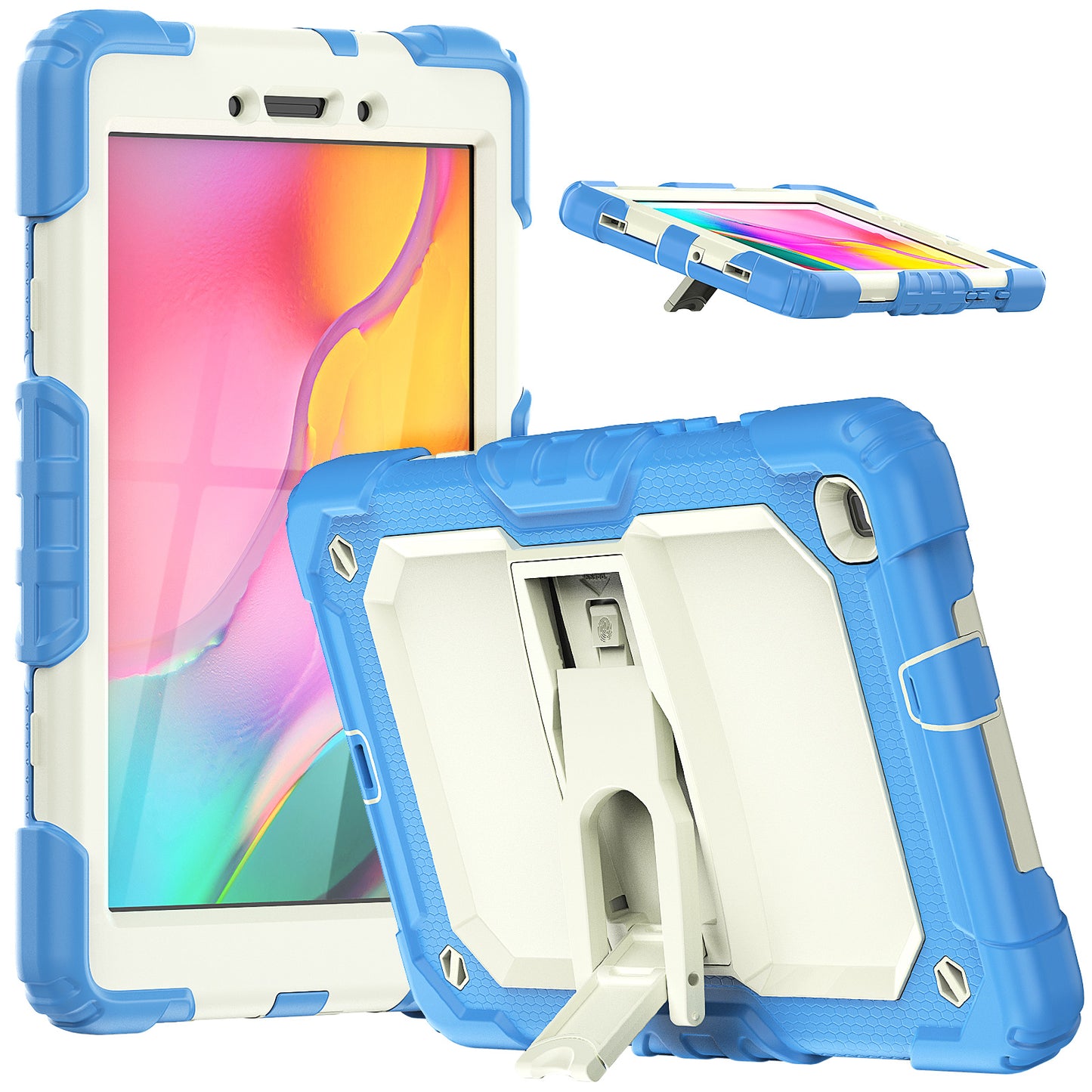 Kickstand Built-in Screen Protector Galaxy Tab A 8.0 (2019) Case Shoulder