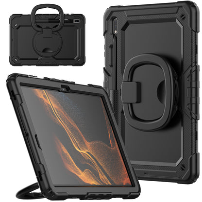 Tough Handle Grip Hook Samsung Galaxy Tab S7+ Case Rotatable