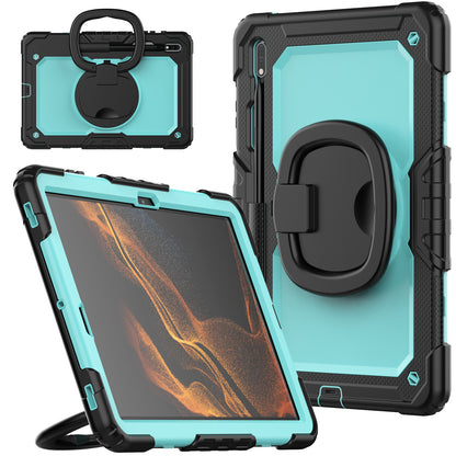 Tough Handle Grip Hook Samsung Galaxy Tab S7 FE Case Rotatable