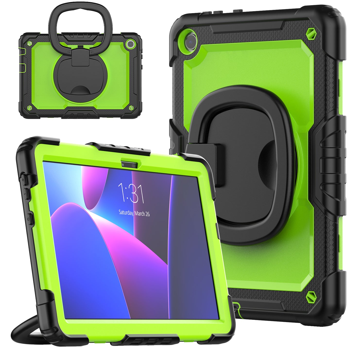 Tough Handle Grip Hook Lenovo Tab M10 HD (2020) Case Rotatable