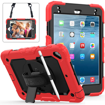 Tough Strap Built-in Screen Protector iPad Mini 4 Case Multi-functional