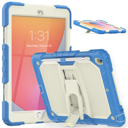 Kickstand Built-in Screen Protector Apple iPad 7 Case Shoulder Strap