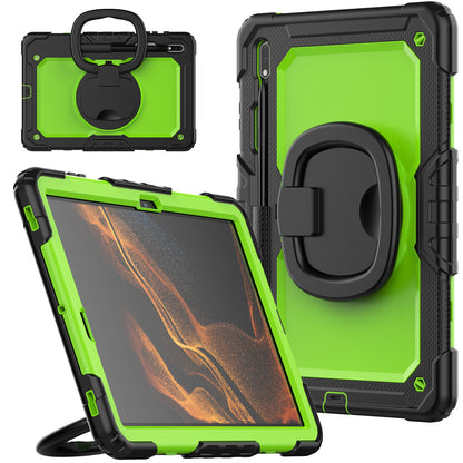 Tough Handle Grip Hook Samsung Galaxy Tab S7+ Case Rotatable