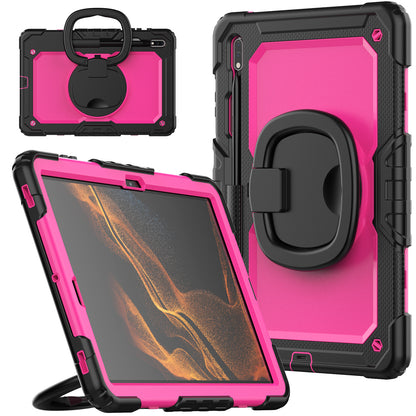 Tough Handle Grip Hook Samsung Galaxy Tab S7 FE Case Rotatable