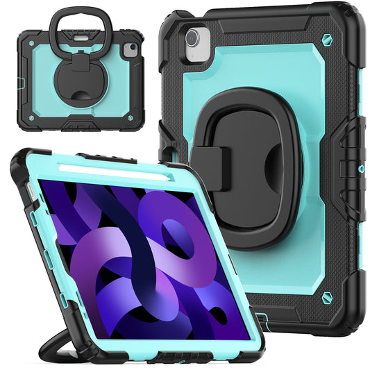 Tough Handle Grip Hook Apple iPad Air 5 Case Rotatable