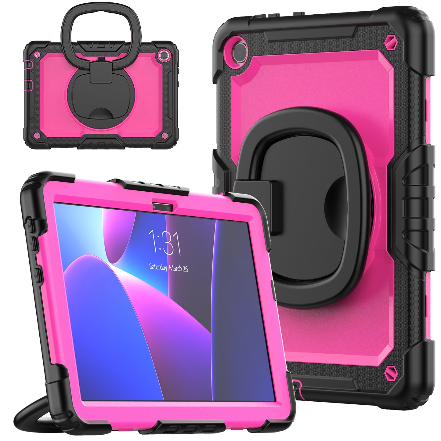 Tough Handle Grip Hook Lenovo Tab K10 (2021) Case Rotatable