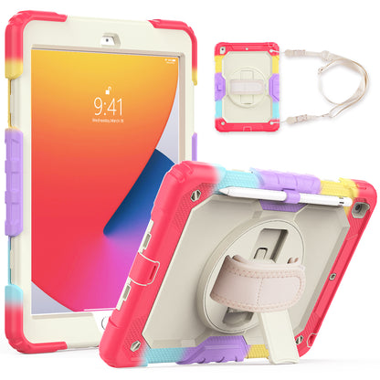 Tough Strap Built-in Screen Protector iPad 7 Case Multi-functional