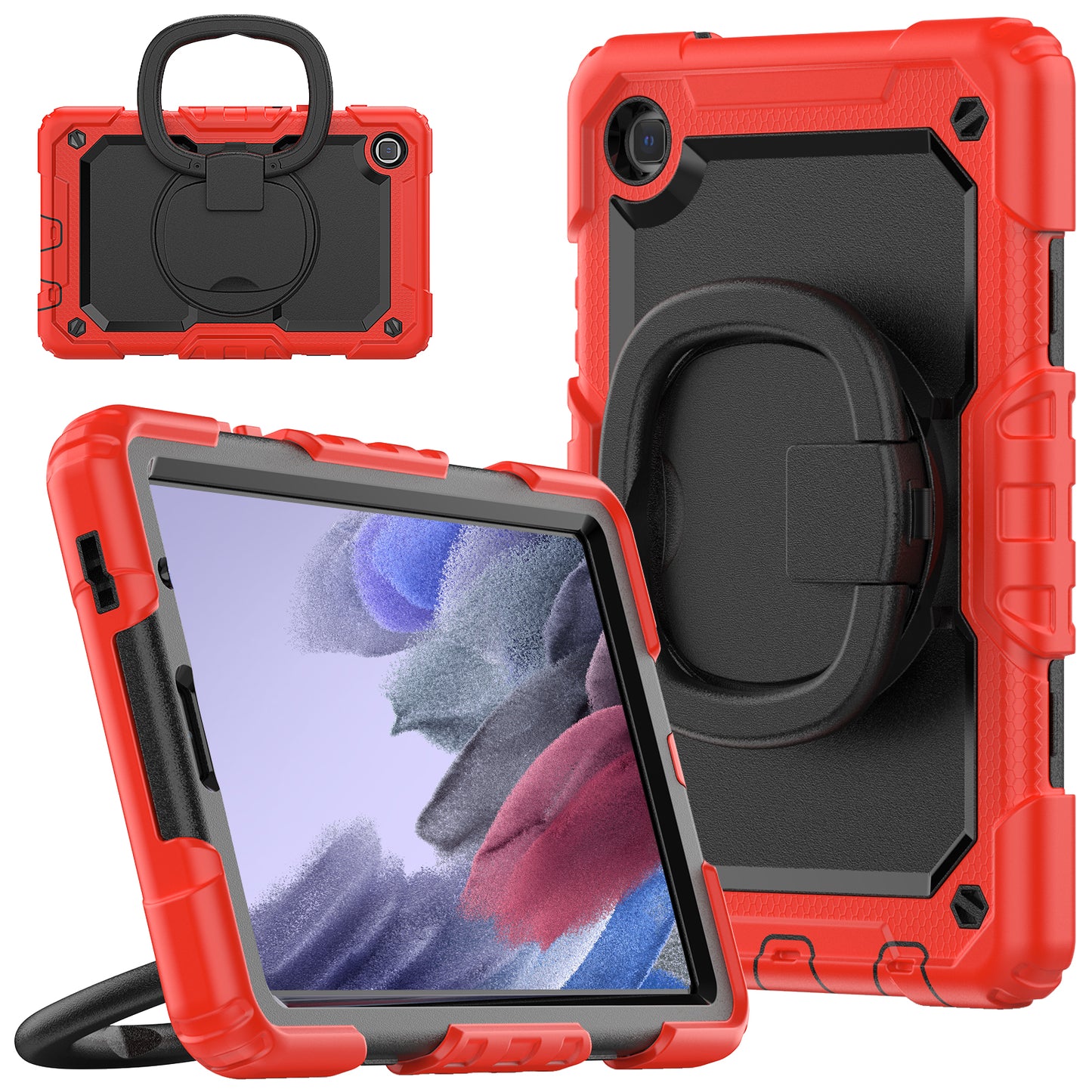 Tough Handle Grip Hook Samsung Galaxy Tab A7 Lite Case Rotatable