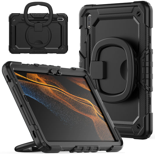 Tough Handle Grip Hook Samsung Galaxy Tab S7 Case Rotatable