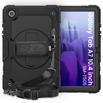 Tough Strap Built-in Screen Protector Galaxy Tab A7 Case Multi-functional