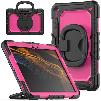 Tough Handle Grip Hook Samsung Galaxy Tab S7 Case Rotatable