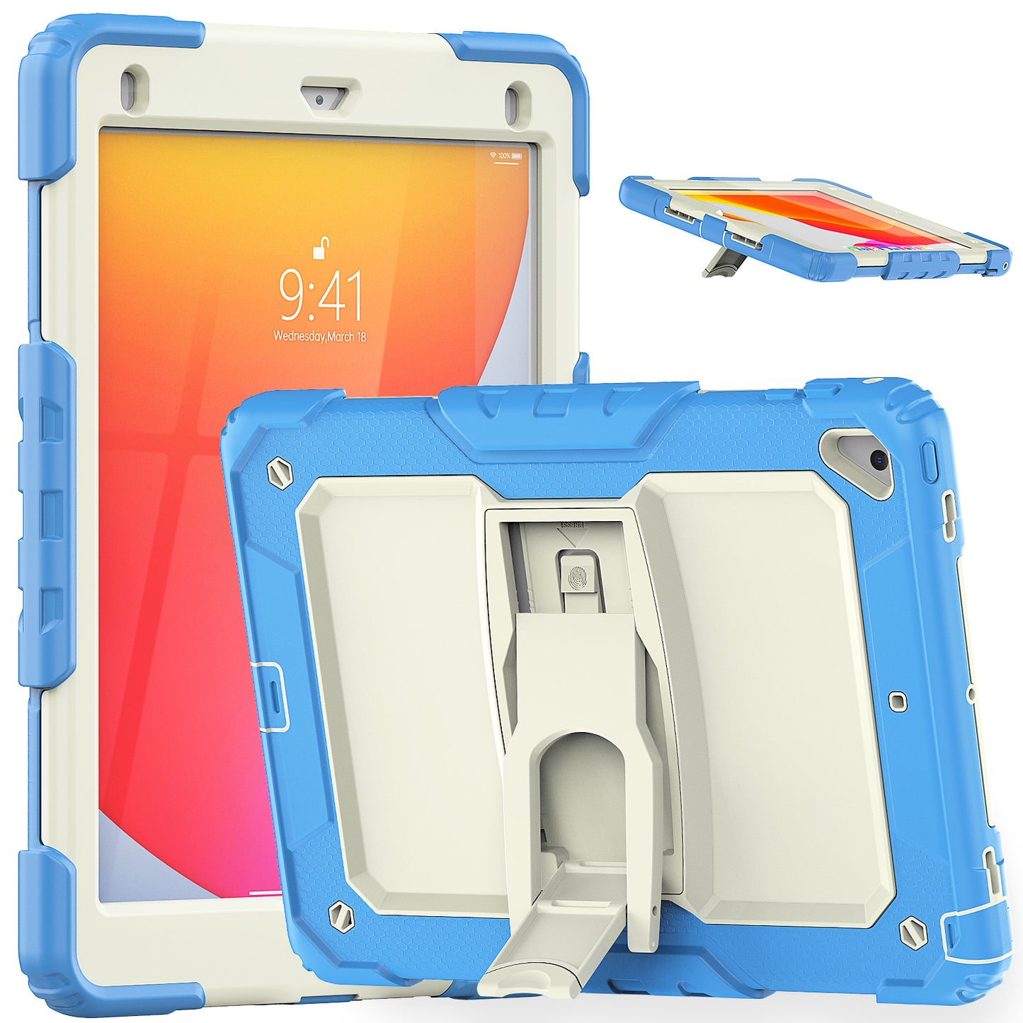 Kickstand Built-in Screen Protector iPad Pro 9.7 Case Shoulder Strap