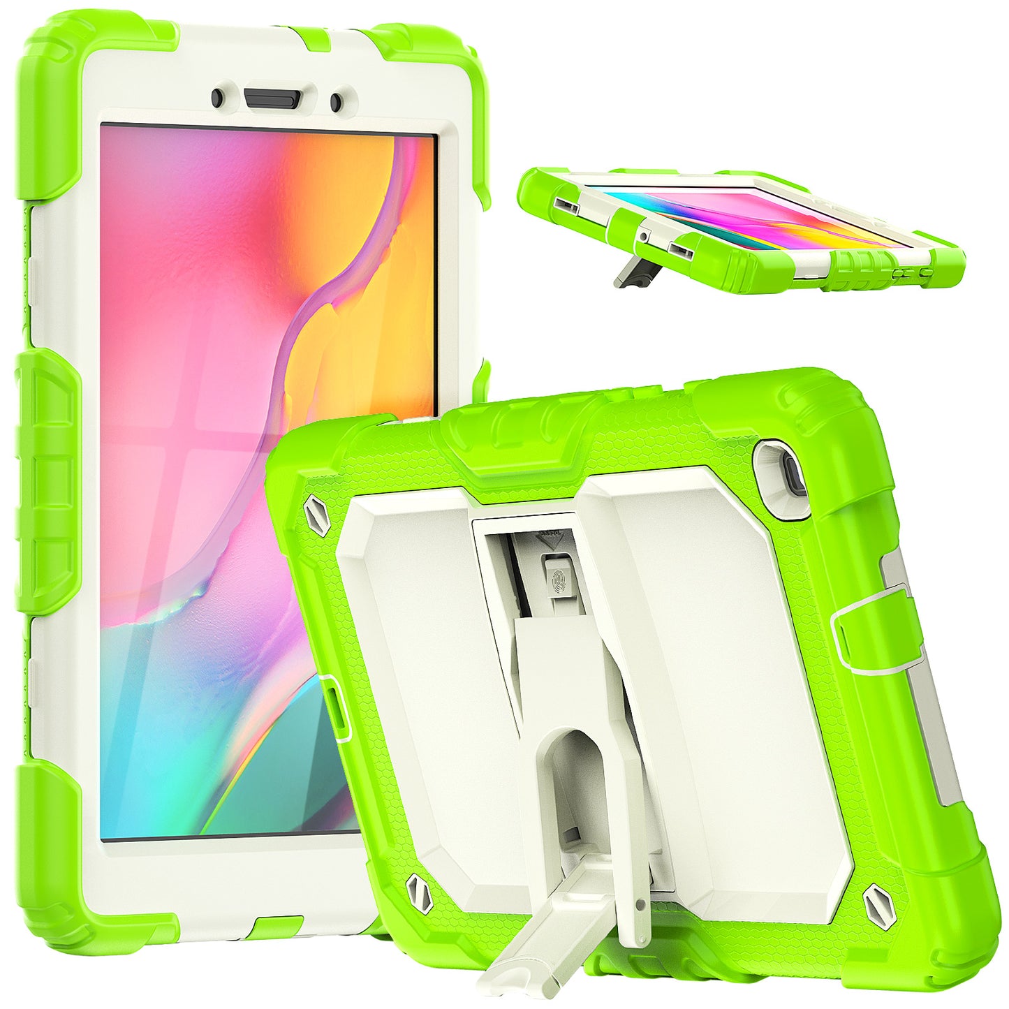 Kickstand Built-in Screen Protector Galaxy Tab A 8.0 (2019) Case Shoulder