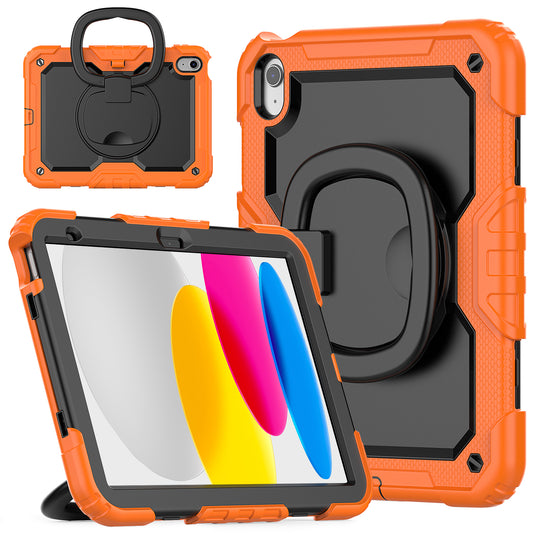 Tough Handle Grip Hook Apple iPad 10 Case Rotatable