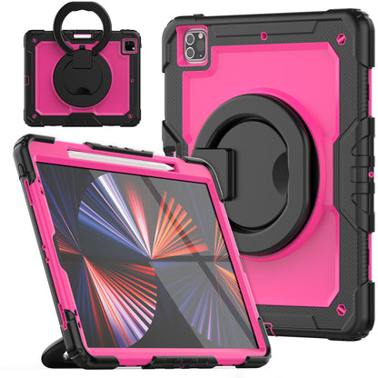 Tough Handle Grip Hook Apple iPad Pro 12.9 (2022) Case Rotatable