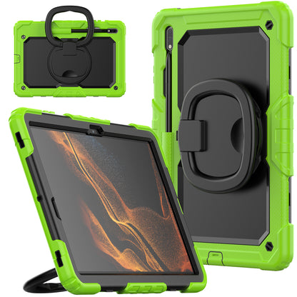 Tough Handle Grip Hook Samsung Galaxy Tab S7 FE Case Rotatable