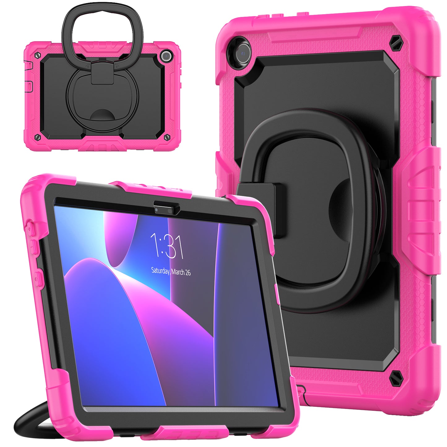 Tough Handle Grip Hook Lenovo Tab M10 (2022) Case Rotatable