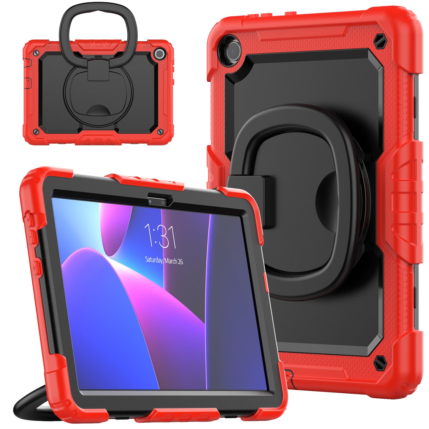 Tough Handle Grip Hook Lenovo Tab M10 (2022) Case Rotatable