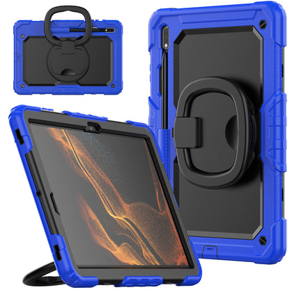 Tough Handle Grip Hook Samsung Galaxy Tab S7+ Case Rotatable