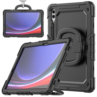 Tough Handle Grip Hook Samsung Galaxy Tab S9 FE+ Case Rotatable