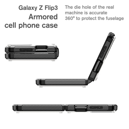 Mech King Samsung Galaxy Z Flip3 Case Rugged Mul-angele Kicktand